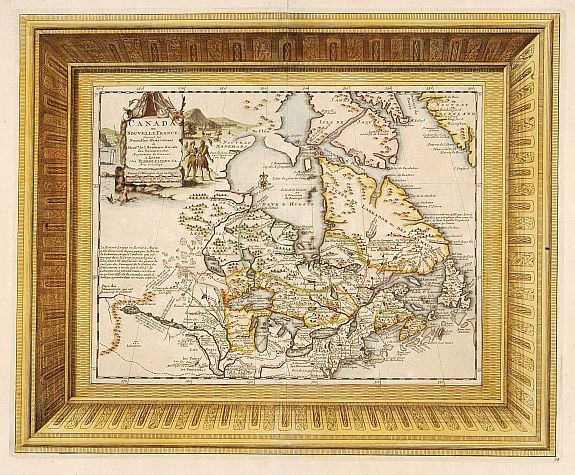 AA,P.v.d., Canada ou Nouvelle France.., antique map, old maps