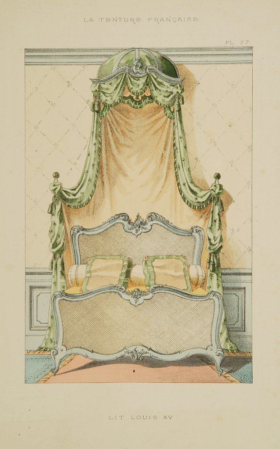 MATHIÉRE,G., Lit Louis XV, antique map, old maps