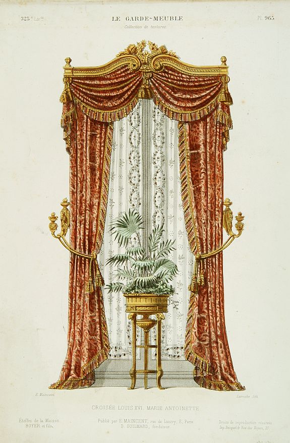 MAINCENT,E., Croisée Louis XVI. Marie Antoinette., antique map, old maps