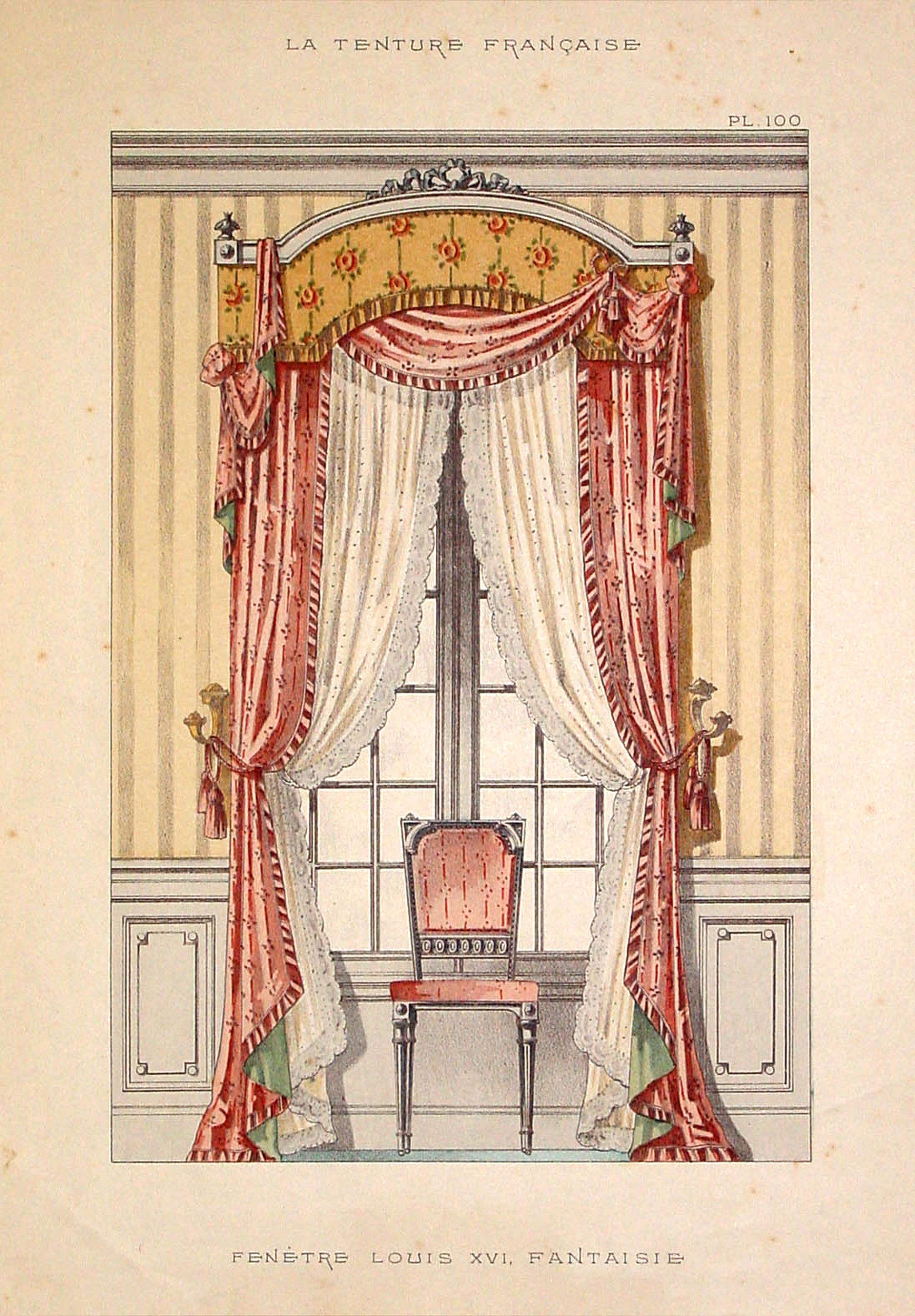 MATHIÈRE,G., Fenètre Louis XVI, Fantaisie., antique map, old maps