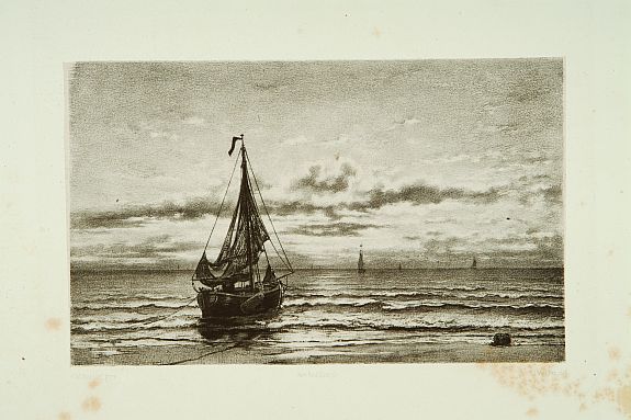 MESKER, J.J., Shipping, antique map, old maps