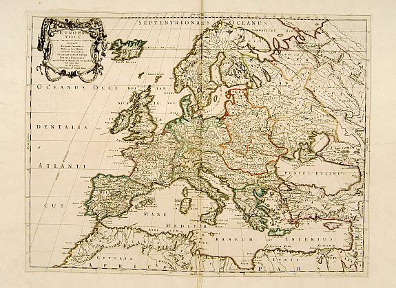 SANSON, N./ MARIETTE,P., Europa Vetus., antique map, old maps