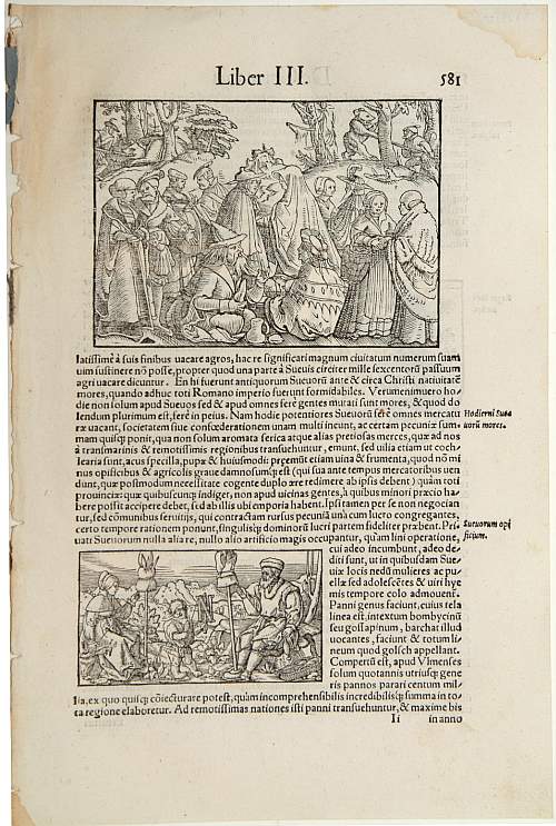 MÜNSTER,S., [Costumes of Schwaben), antique map, old maps