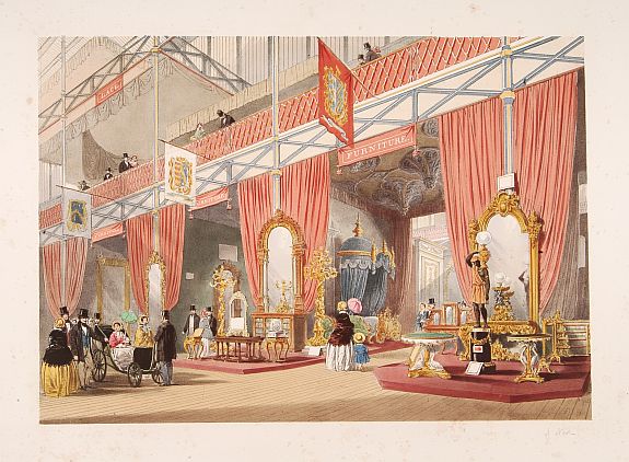 NASH, J., Crystal Palace / Furniture., antique map, old maps