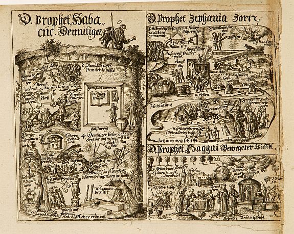 ANONYMOUS, Illustration from a popular German Bible., antique map, old maps
