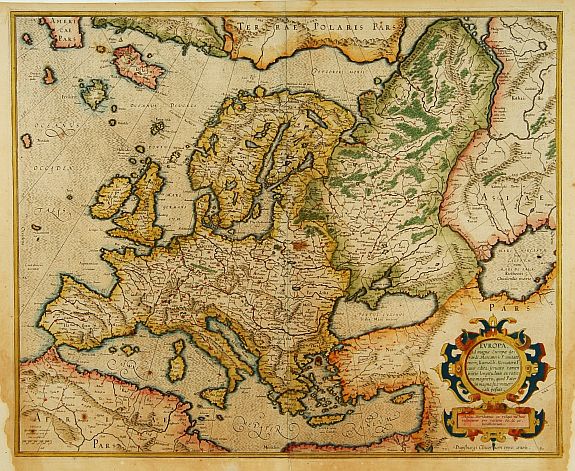 MERCATOR,G./ HONDIUS,J., Europa, ad magnae Europae Gerardi Mercatoris.., antique map, old maps