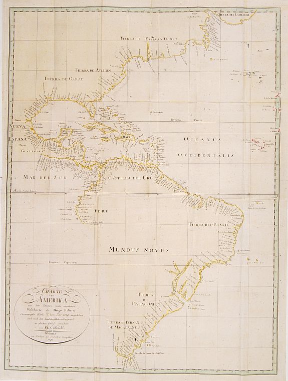 Güssefeld,F.L., Charte von Amerika.., antique map, old maps