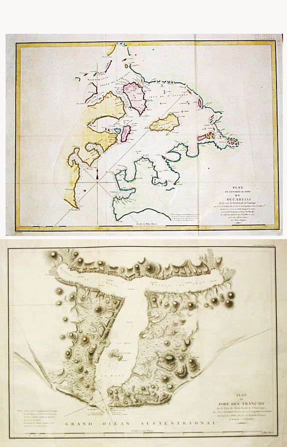 La Pérouse, J.B.G. Comte de., A plan of Port Bucarelli / Chart of the entrance of