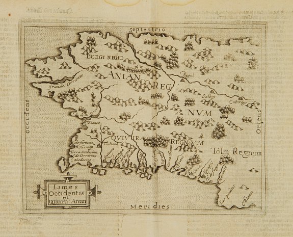 METELLUS,J./ ACOSTA,J.DE, Limes occidentis et quiuira Anian., antique map, old maps