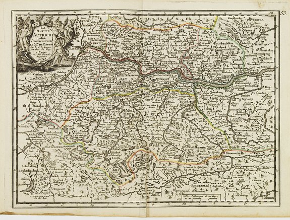 LE ROUGE,G.L., La Haute Autriche.., antique map, old maps