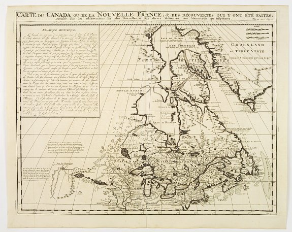 CHATELAIN,H., Carte du Canada ou de la Nouvelle France .., antique map, old maps