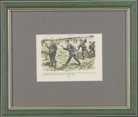 KNOX, E.V., Mr. Punch on the Links., antique map, old maps