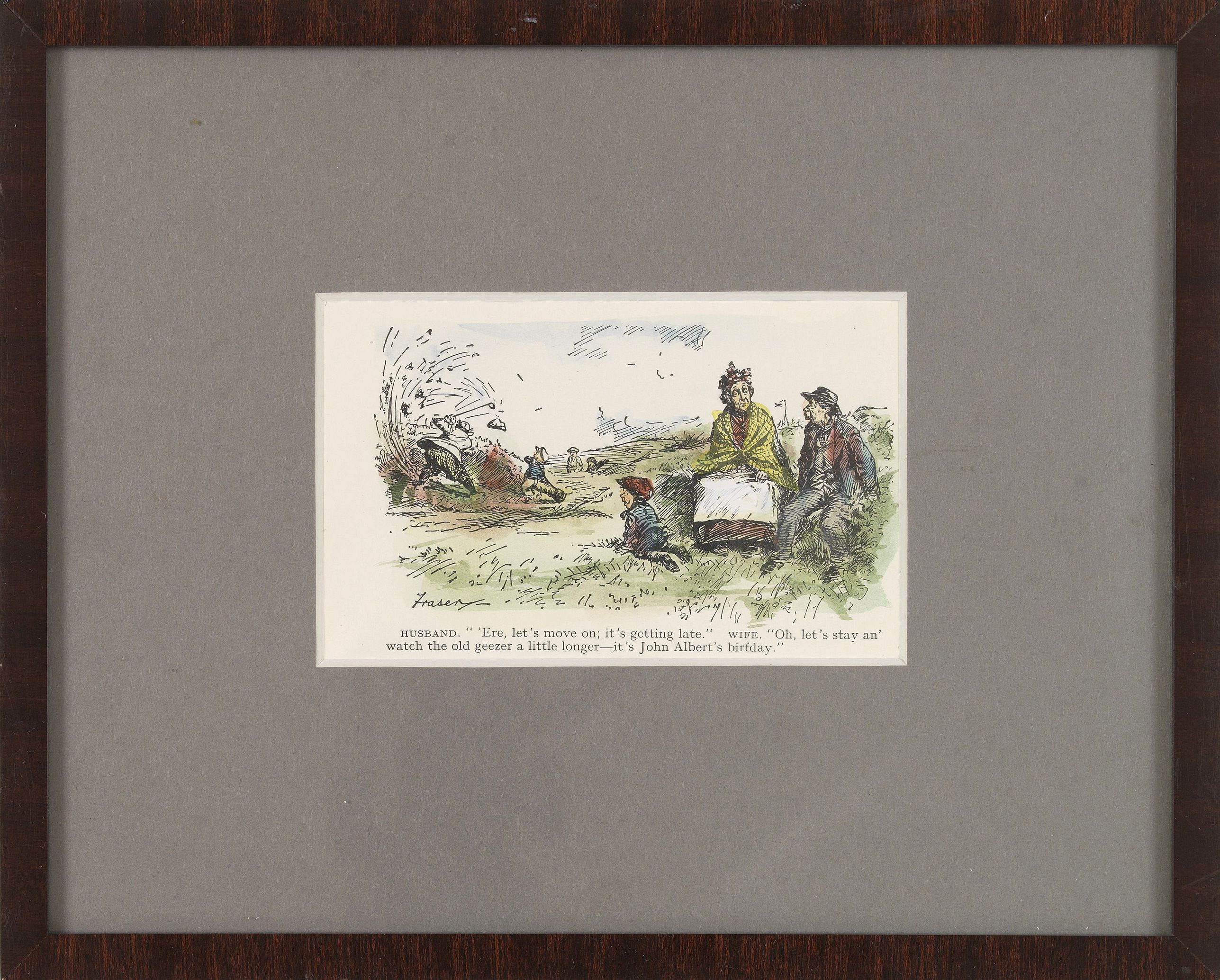 KNOX, E.V., Mr. Punch on the Links., antique map, old maps