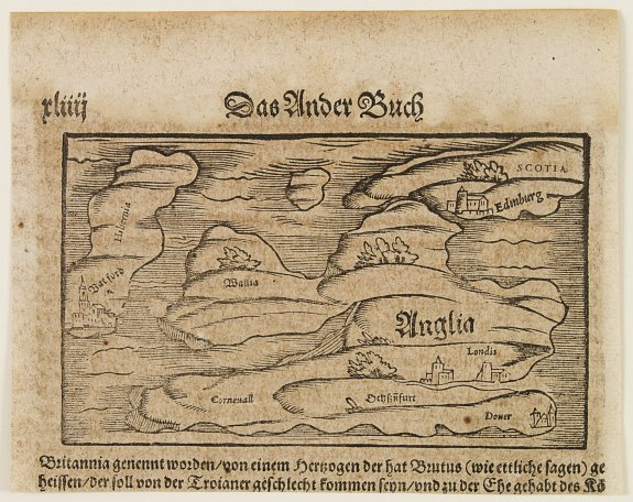 MÜNSTER,S, Anglia., antique map, old maps