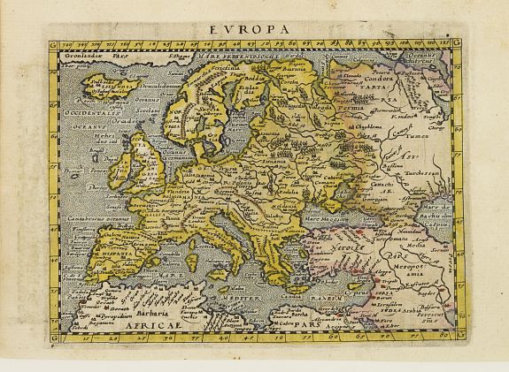 MAGINI,G.A./ PORRO,G., Europa., antique map, old maps
