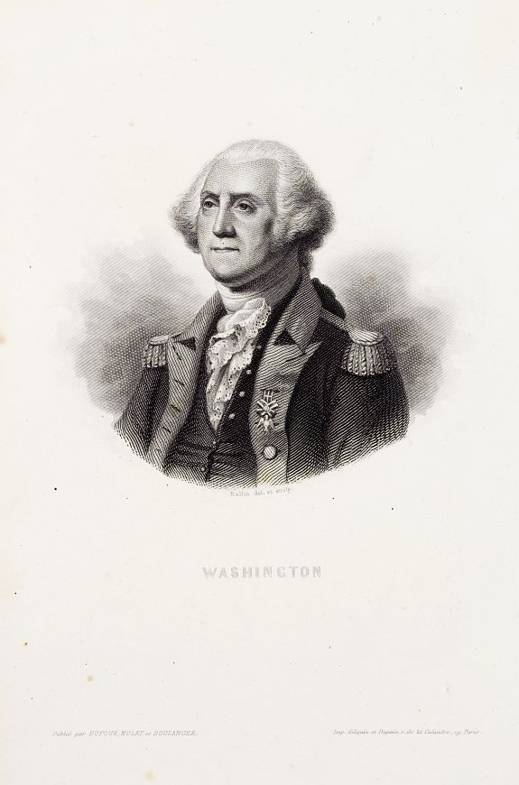 DUFOUR / MULAT / BOULANGER, Washington., antique map, old maps