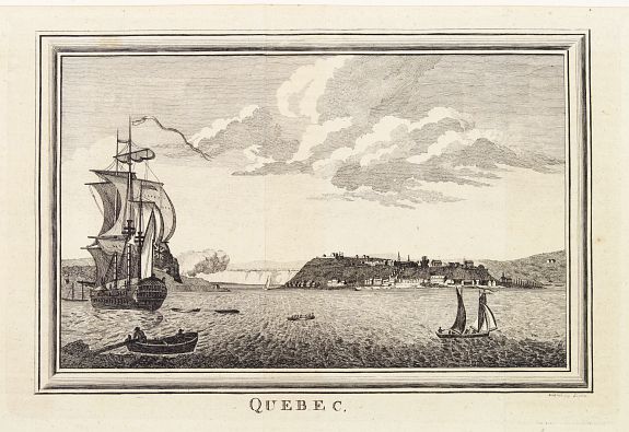 EDNER,G.G., Quebec., antique map, old maps