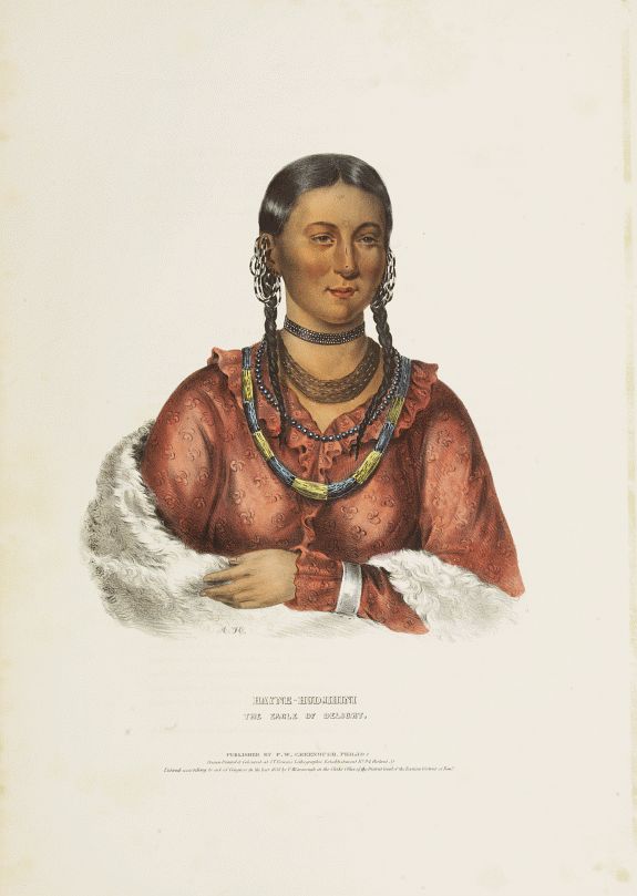 McKenney, Thomas Loraine and James Hall., Hayne-Hudjihini the eagle of delight., antique map, old maps