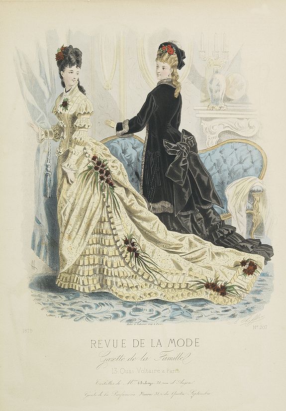 REVUE DE LA MODE, Paris fashion plate. (305), antique map, old maps