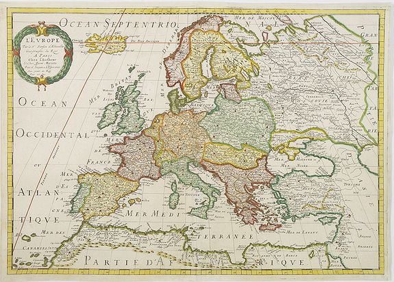 SANSON, N. / MARIETTE, P., L'Europe, antique map, old maps