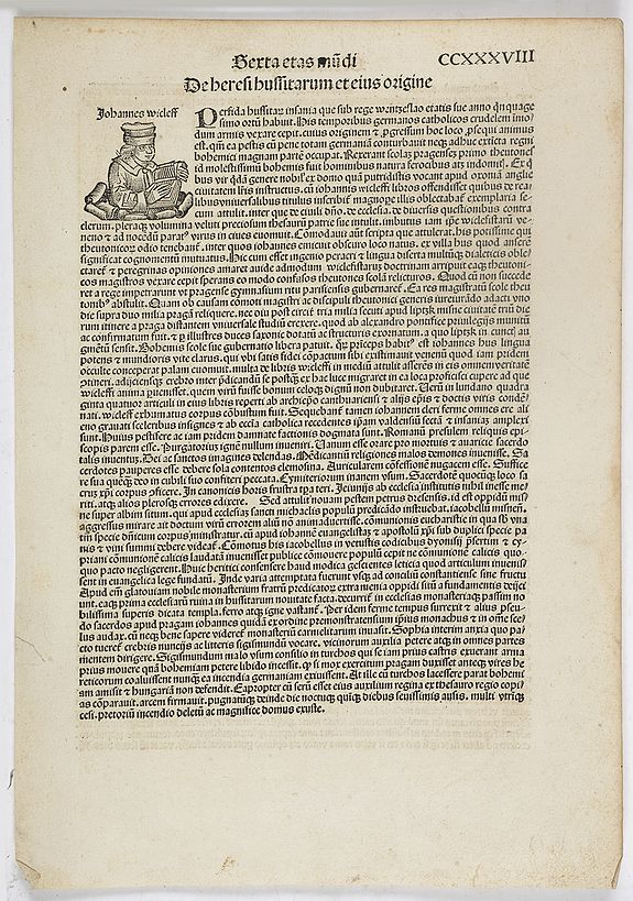 SCHEDEL, H., Sexta etas mundi. CCXXXVIII, antique map, old maps