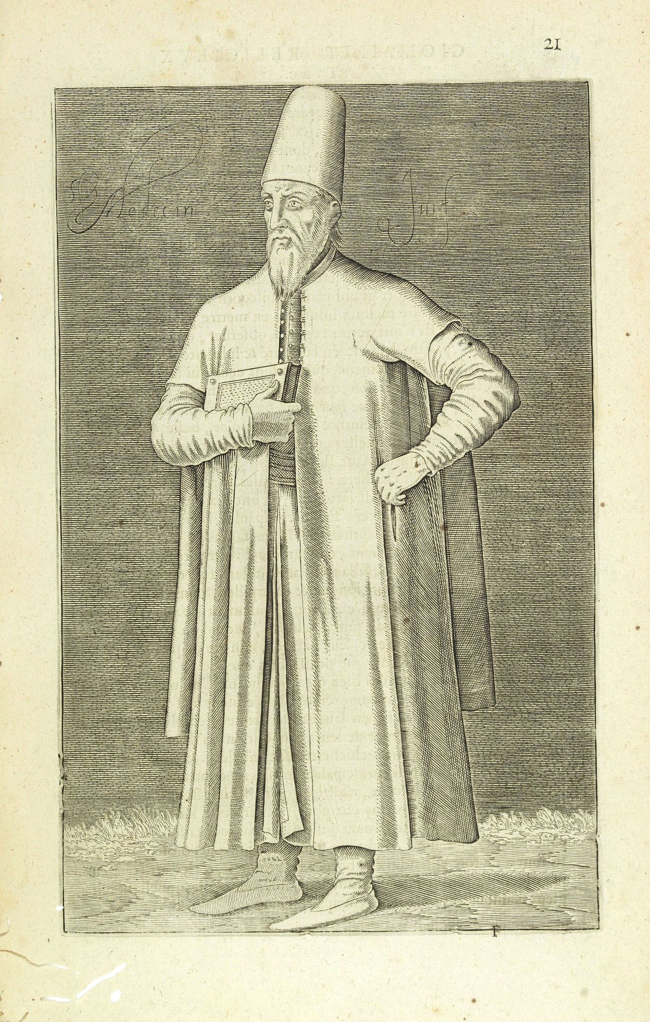 NICOLAS DE NICOLAY, Thomas Artus (sieur d'Embry)., Medecin Juif (21)., antique map, old maps