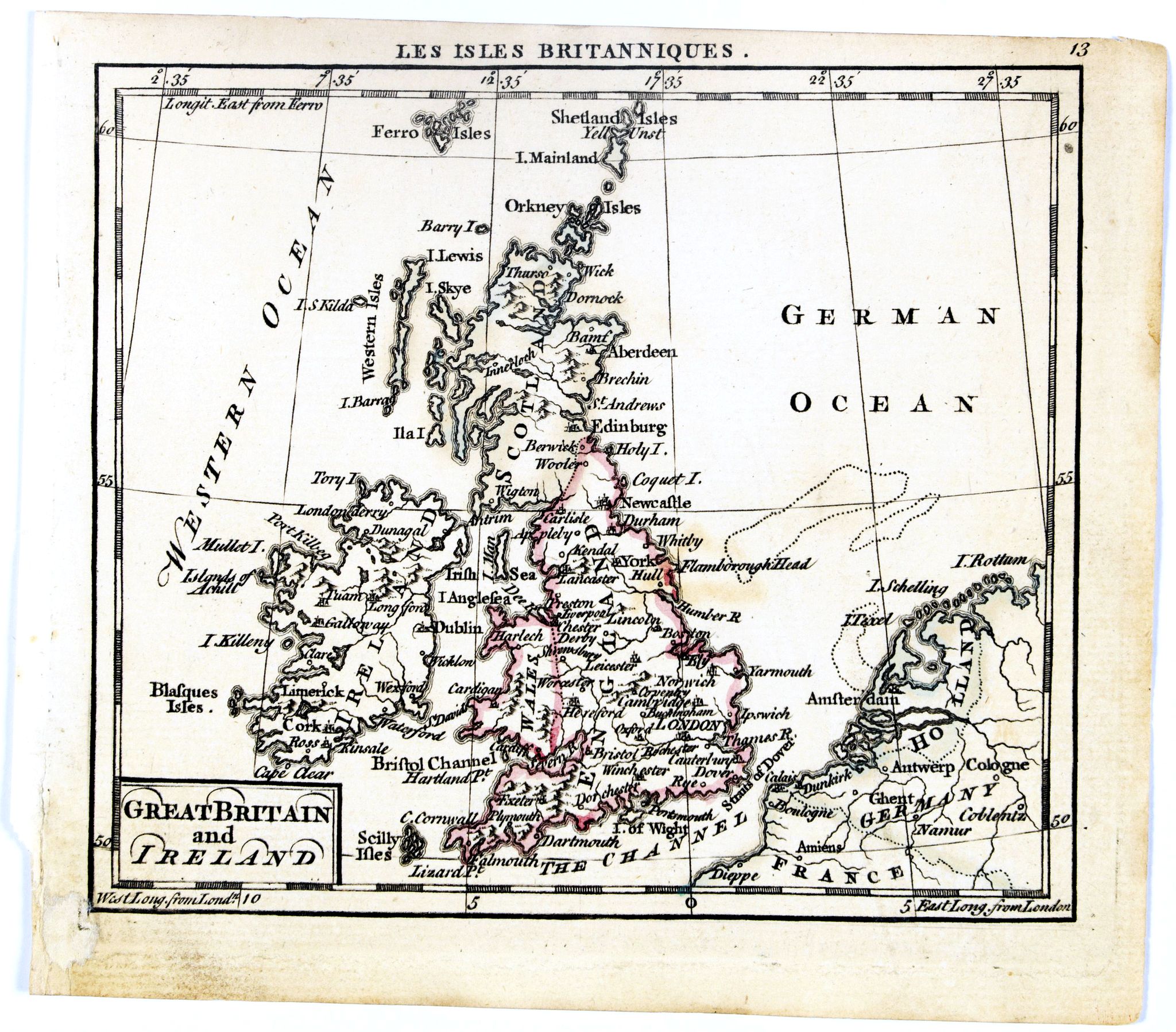 DURY, A. / SAYER, R. / KITCHIN, T., Great Britain and Ireland., antique map, old maps