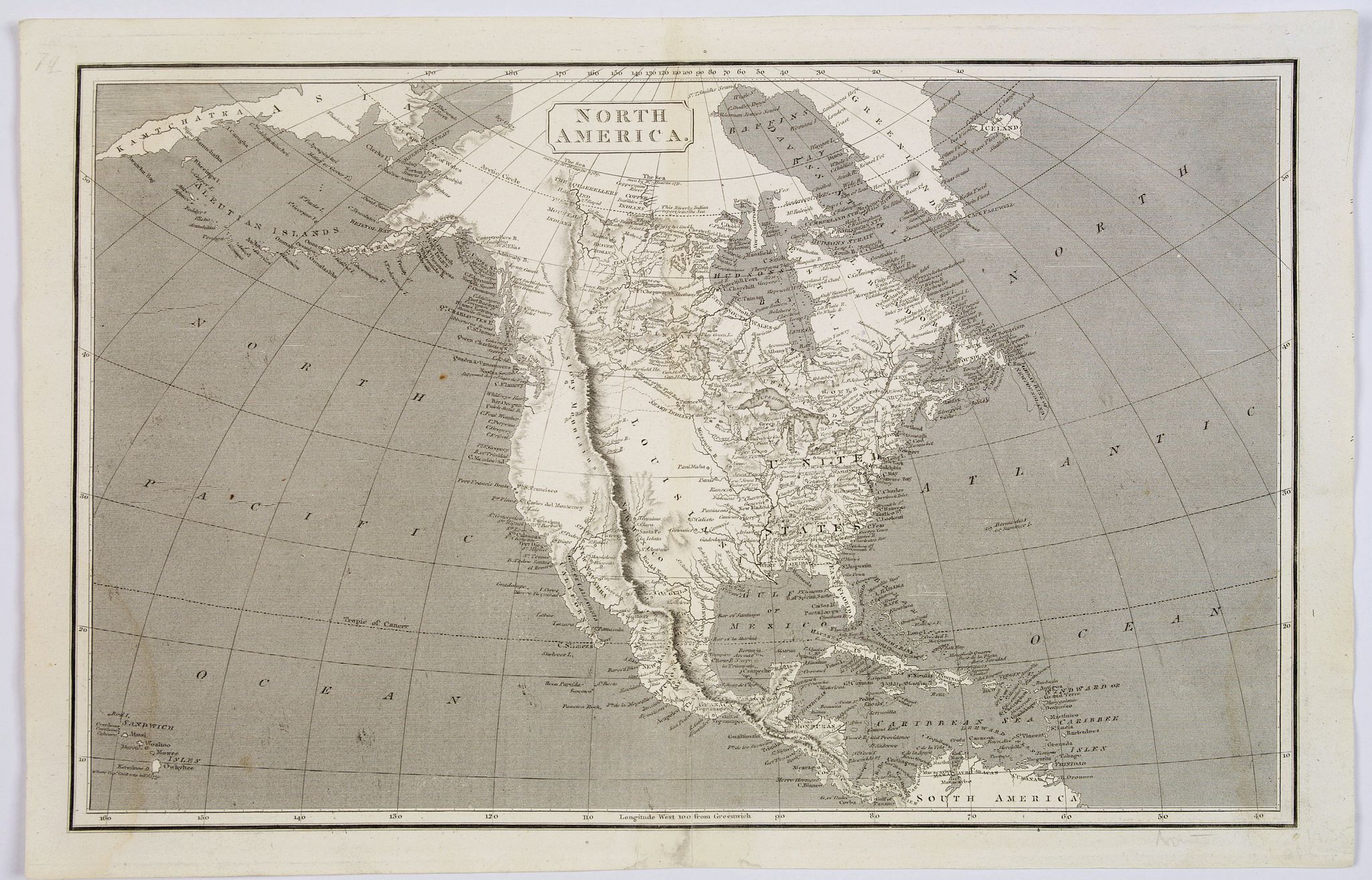 ARROWSMITH, John., North America., antique map, old maps