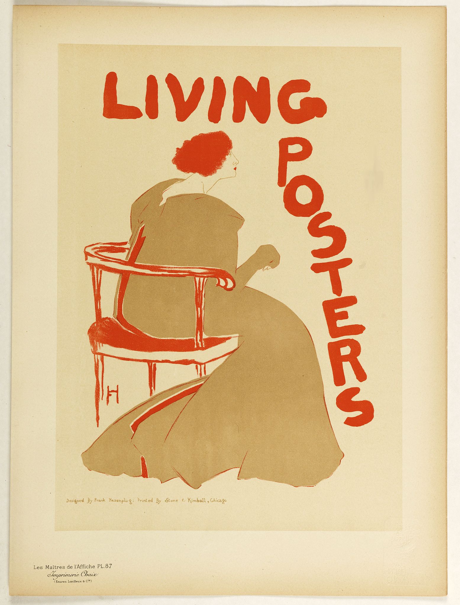 LES MAITRES DE L'AFFICHE, Living posters, antique map, old maps