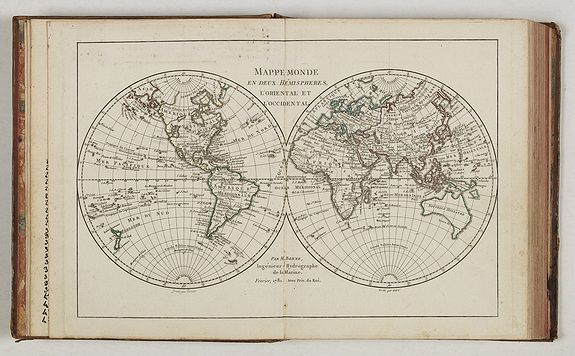 GRENET, L'Abbé., Atlas portatif A l'Usage des Collèges,... Dédié A l'Université de Paris., antique map, old maps