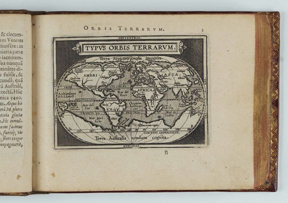ORTELIUS, Abraham / GALLE, Filips., Epitome Theatri Orteliani, praecipuarum orbis regionum delineationes…, antique map, old maps