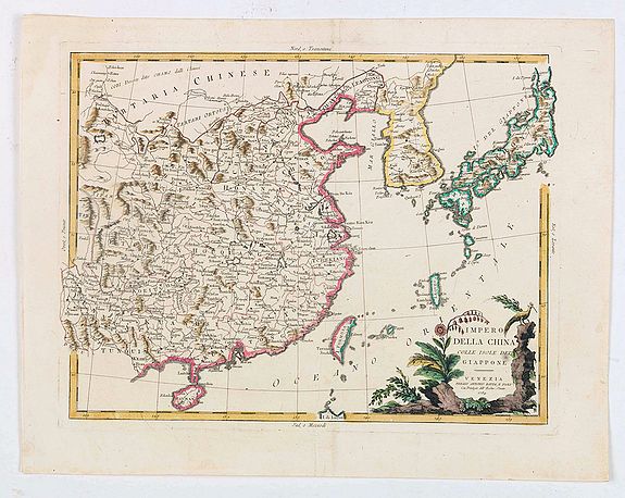 ZATTA, A, Empero Della China Giappone., antique map, old maps
