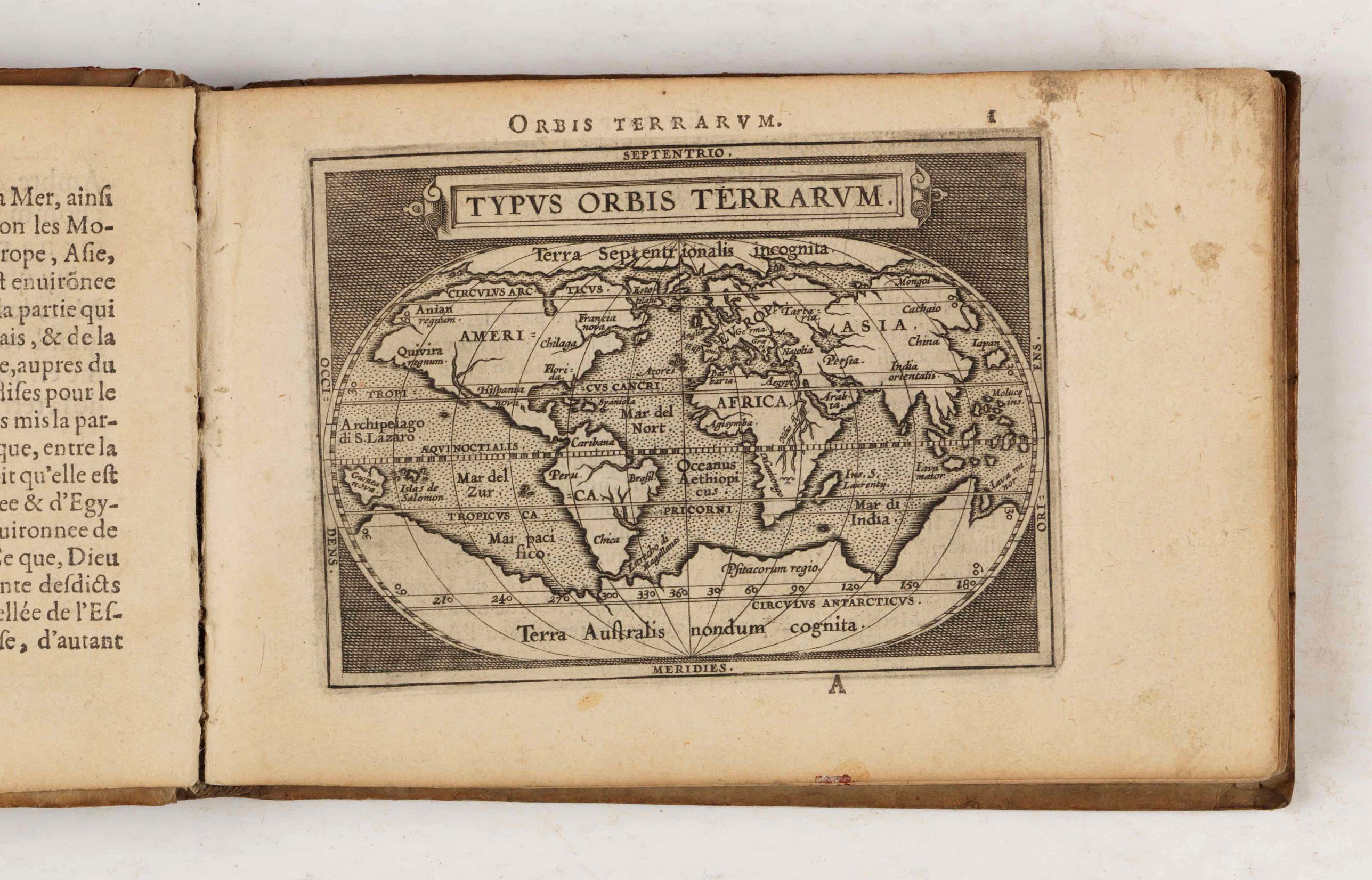 ORTELIUS, A. / GALLE, Ph., Epitome. Du Theatre du Monde d'Abraham Ortelius., antique map, old maps