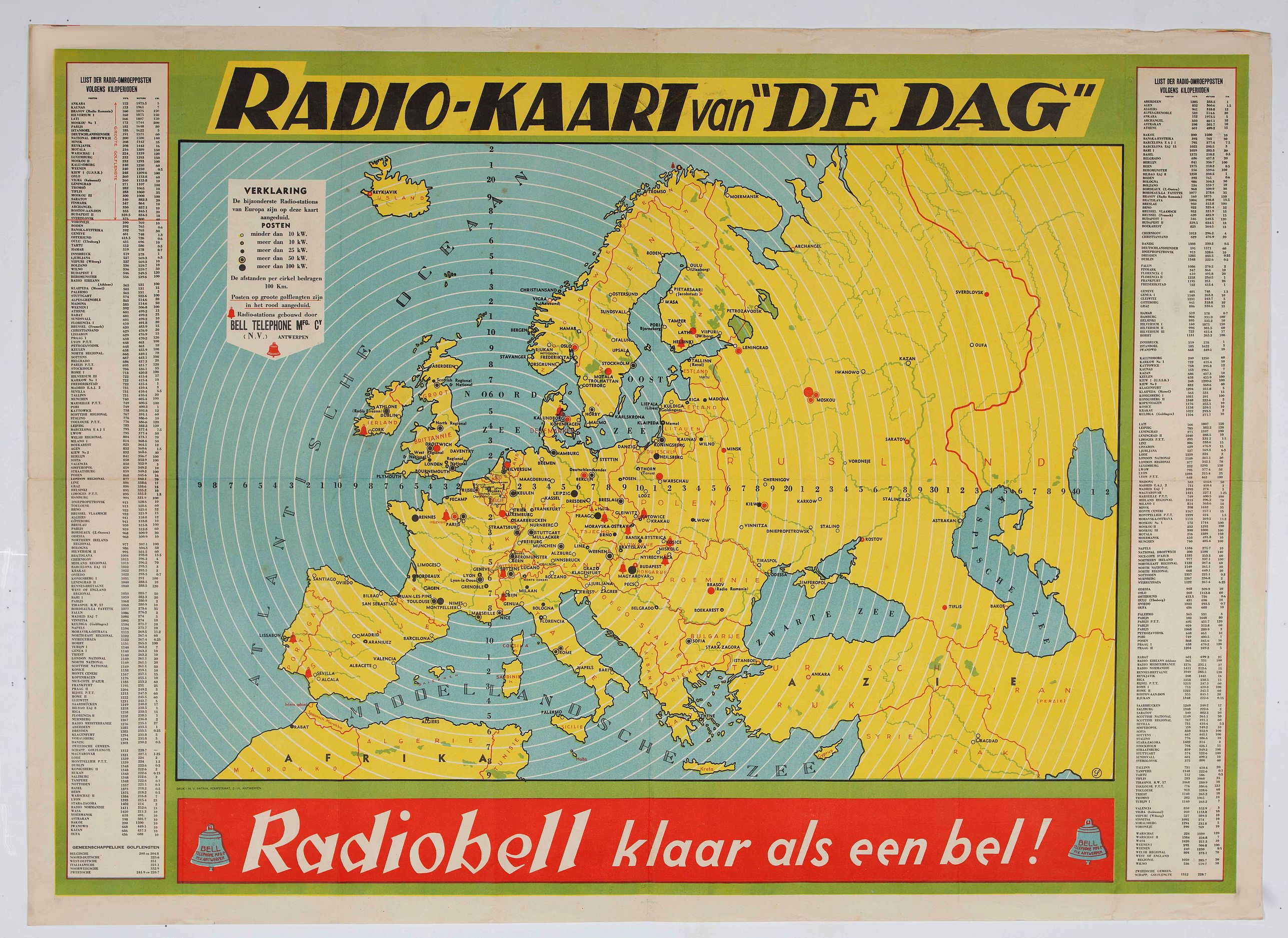 ANONYMOUS, Radio-Kaart van