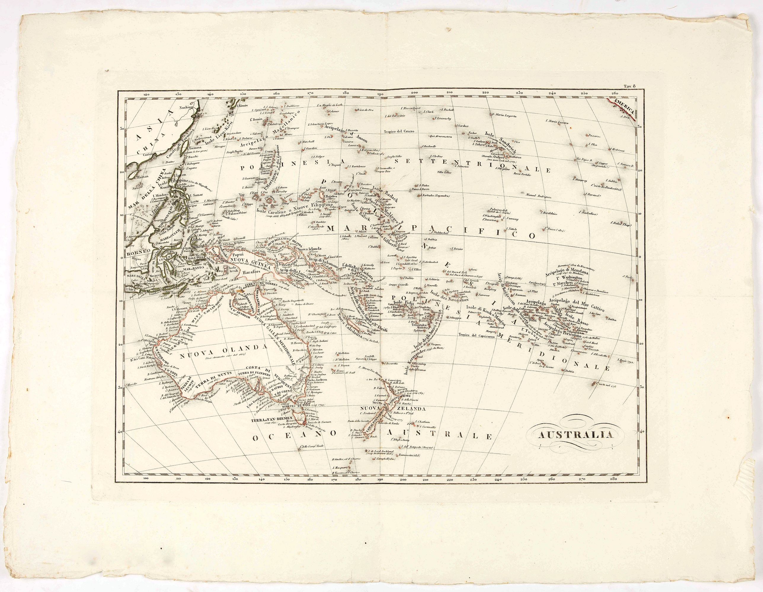 ANONYMOUS, Australia., antique map, old maps
