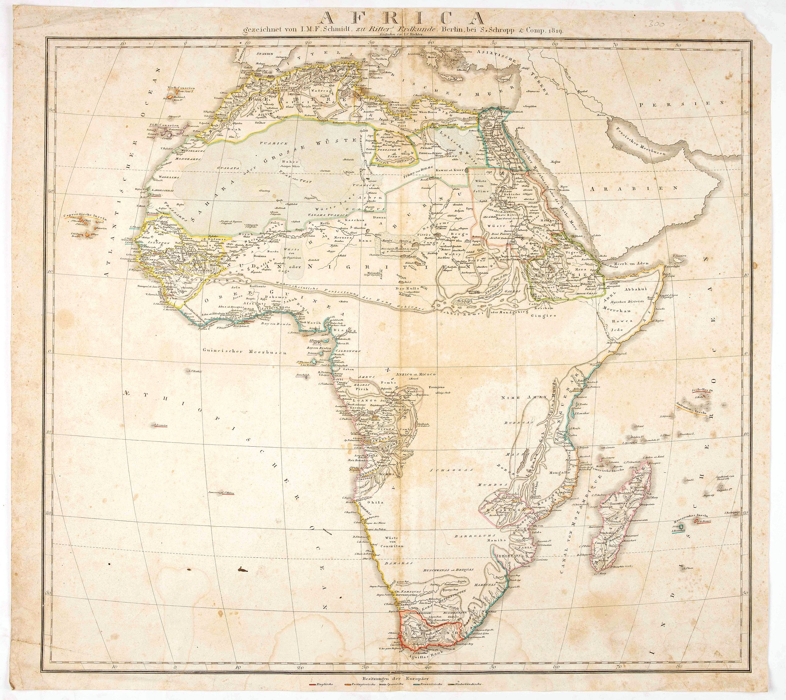 SCMIDT, J.M.F, Pianta della Fortezza di Rosas colle opere di assedio eseguite nel 1808., antique map, old maps