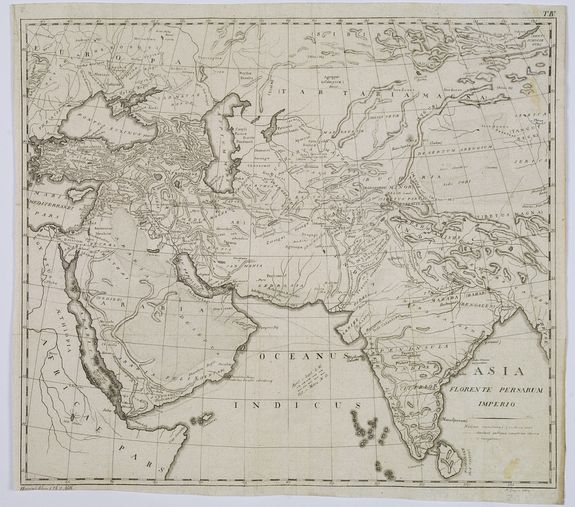 ANONYMOUS, Asia Florente Persarum Imperio., antique map, old maps