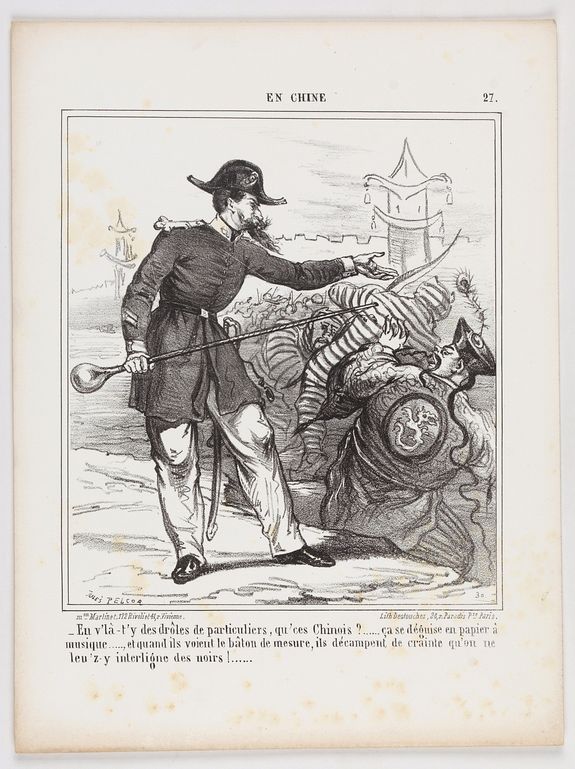 PELCOQ, J., En Chine., antique map, old maps