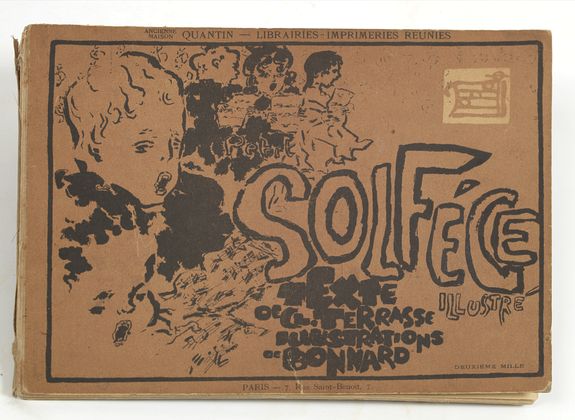 BONNARD, Pierre & TERRASSE, Claude., Petit solfège illustré. Illustrations de Pierre Bonnard. Deuxième mille., antique map, old maps