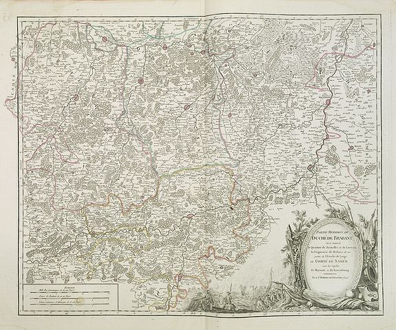 ROBERT DE VAUGONDY, G., Partie Meridion. du Duche de Brabant. . ., antique map, old maps