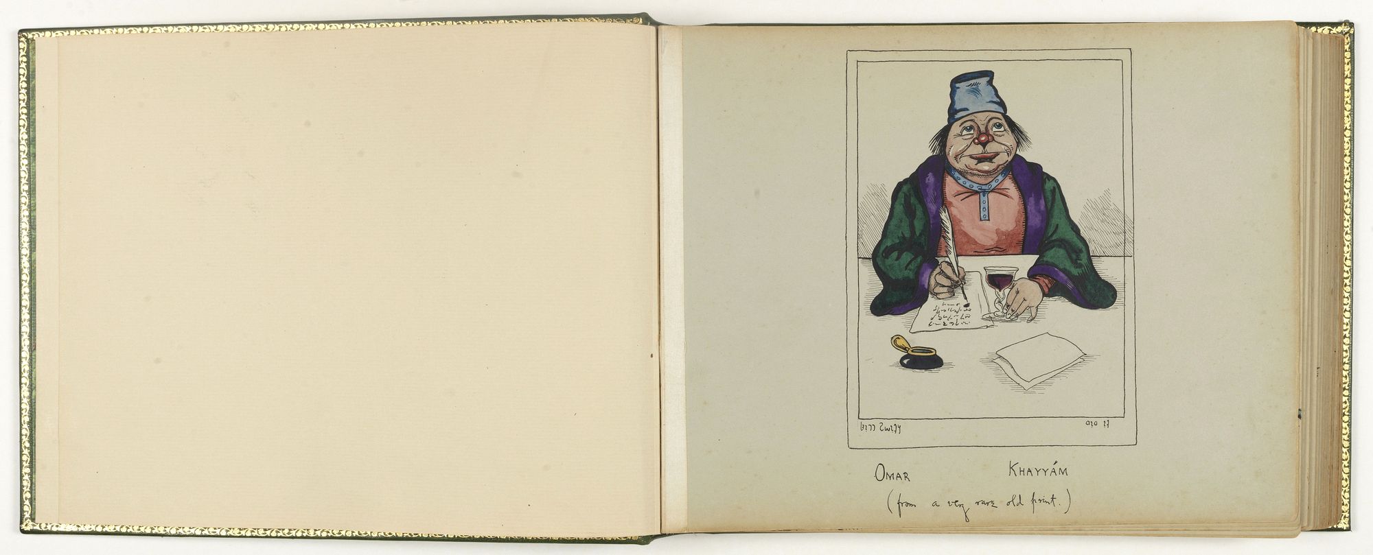 SMITH, B., The Rubaiyat of Omar Khayyam (Edward Fitzgerald translation), antique map, old maps