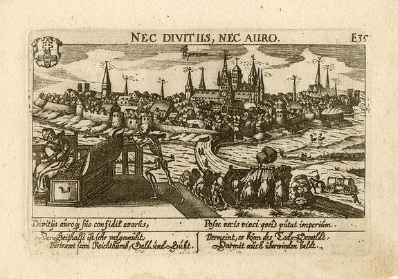 MEISNER, D., Yperen, antique map, old maps