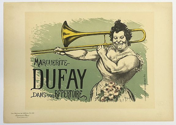 Les Maîtres de l'Affiche, Marguerite Dufay dan son répertoire, antique map, old maps