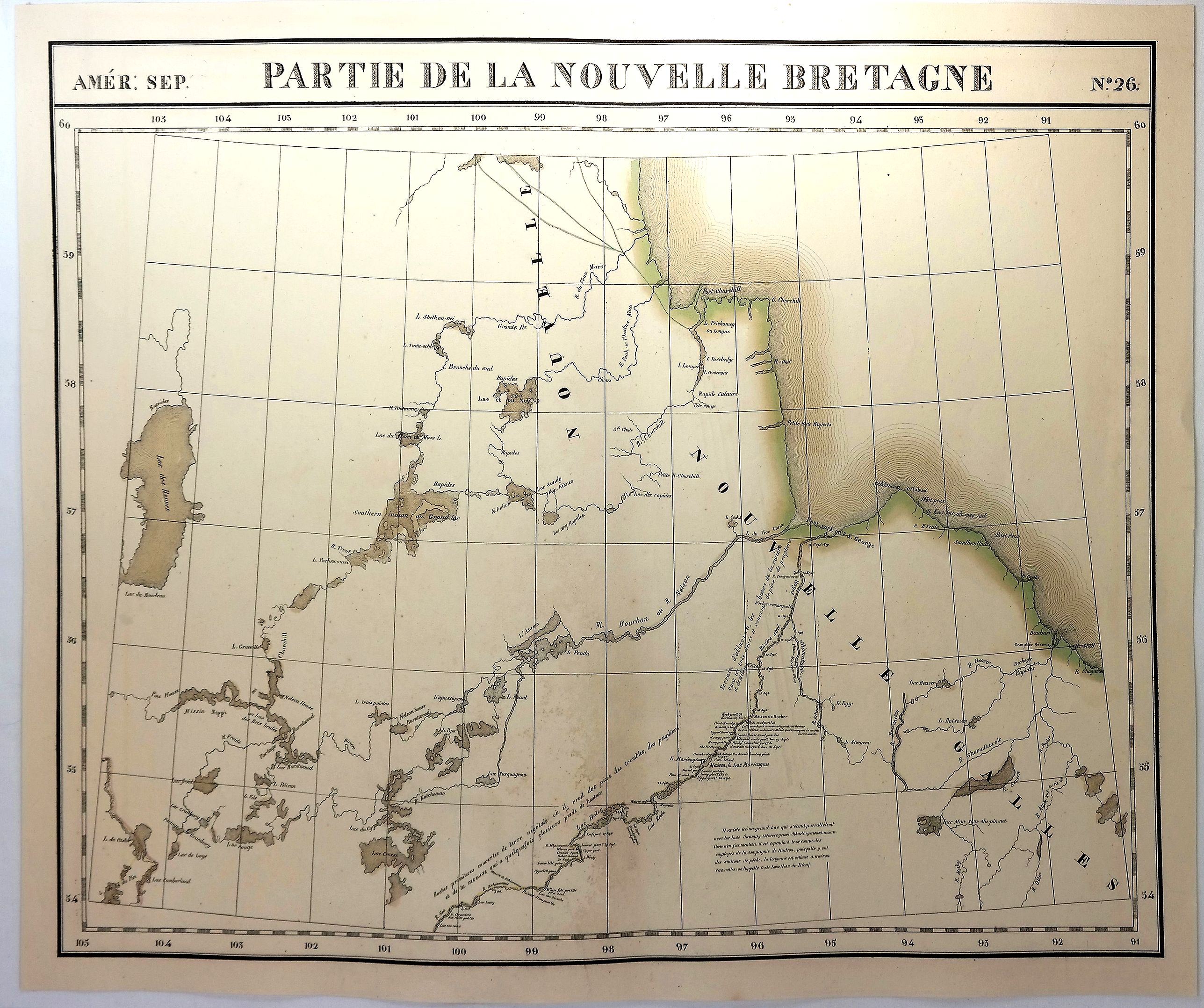 VANDERMAELEN, P., Partie de la Nouvelle Bretagne No. 26, antique map, old maps