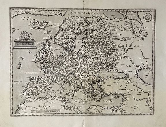 ORTELIUS, A., Europae., antique map, old maps