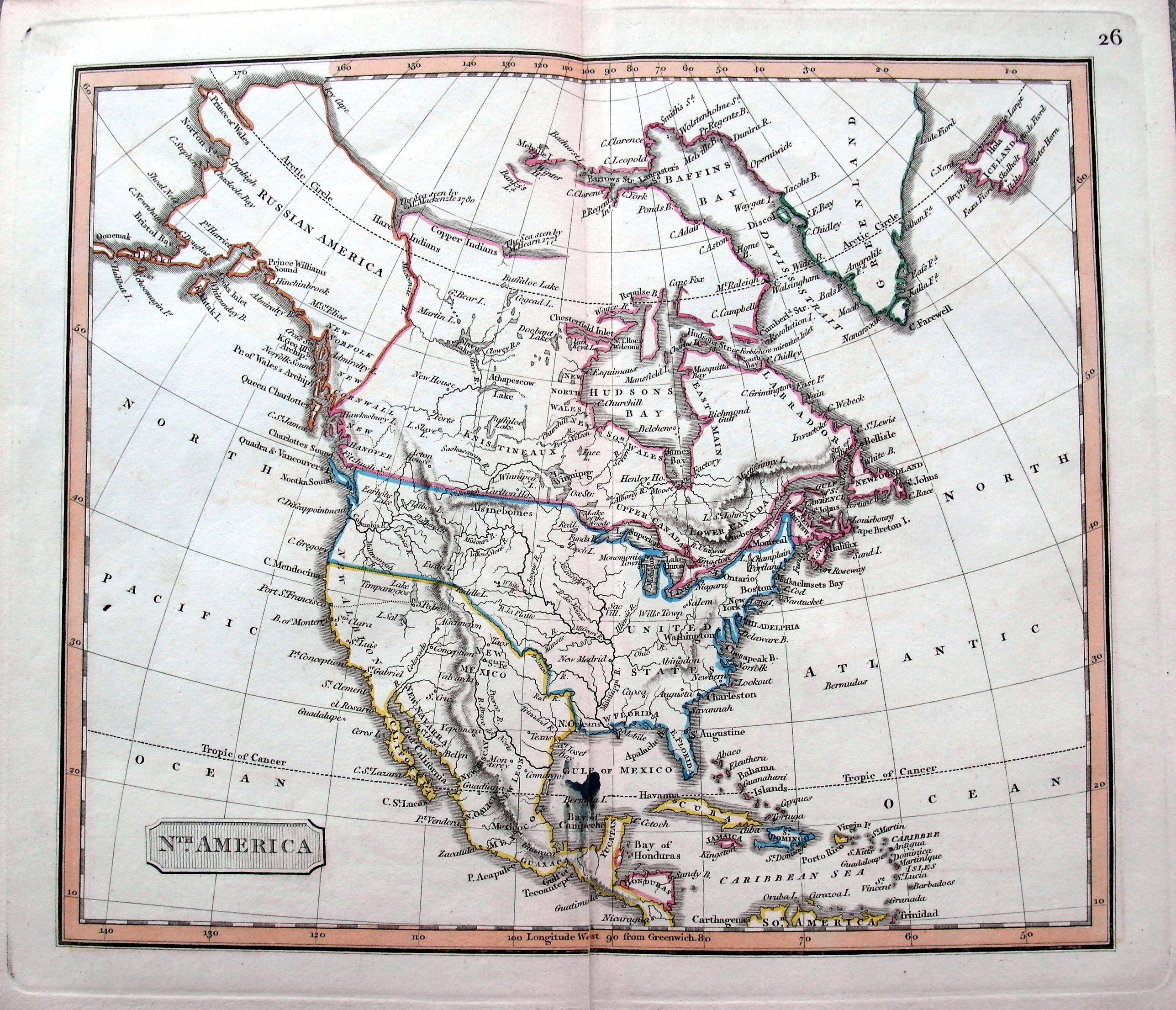 UNKNOWN, North America., antique map, old maps