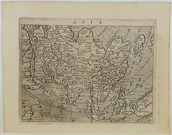 MAGINI, G. A., Asia., antique map, old maps