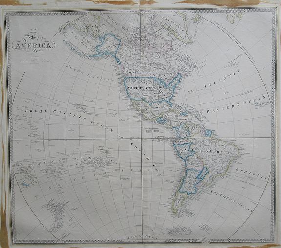 WYLD, James. , Map of America. , antique map, old maps