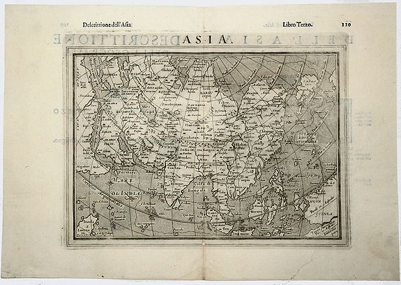 ROSACCIO, Guiseppe., ASIA., antique map, old maps