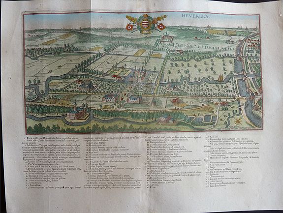 VANDER BAREN, Joes., Heverlea., antique map, old maps